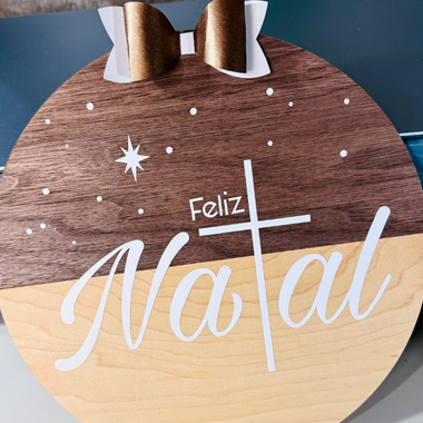 Placa Feliz Natal
